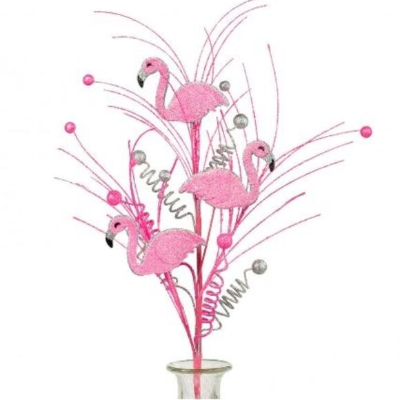 29" Glitter Flamingo Spray - Picture 1 of 4